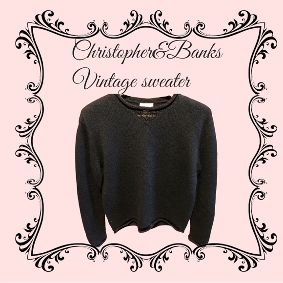 Christopher & Banks Vintage Silk Sweater - Picture 1 of 6